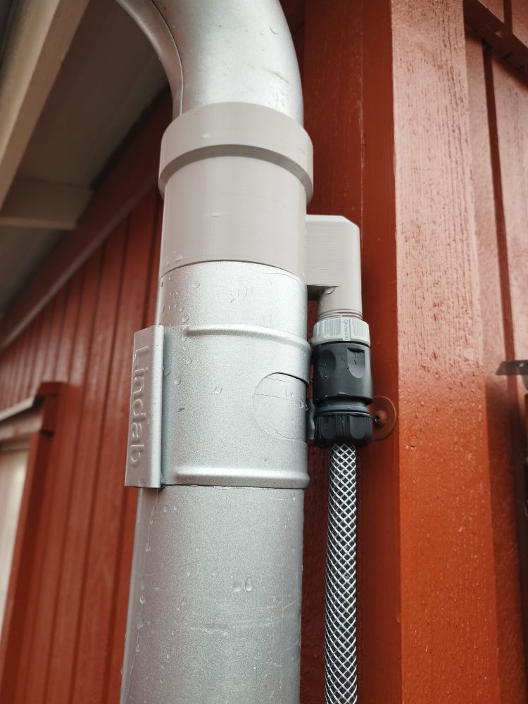 Rain Collector for Downpipe – Gravity Watering Adapter