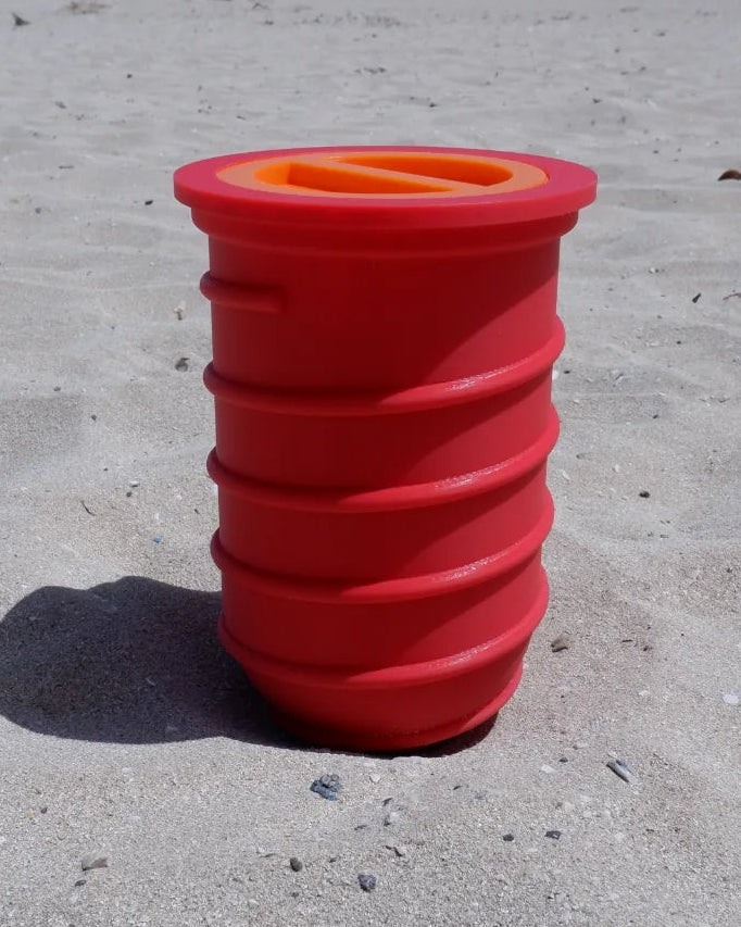 Strand-Safe – Vergrabener Sandsafe mit Deckel