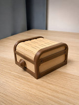 Aufbewahrungsbox mit Rolldeckel – für Schreibtisch und Schmuck