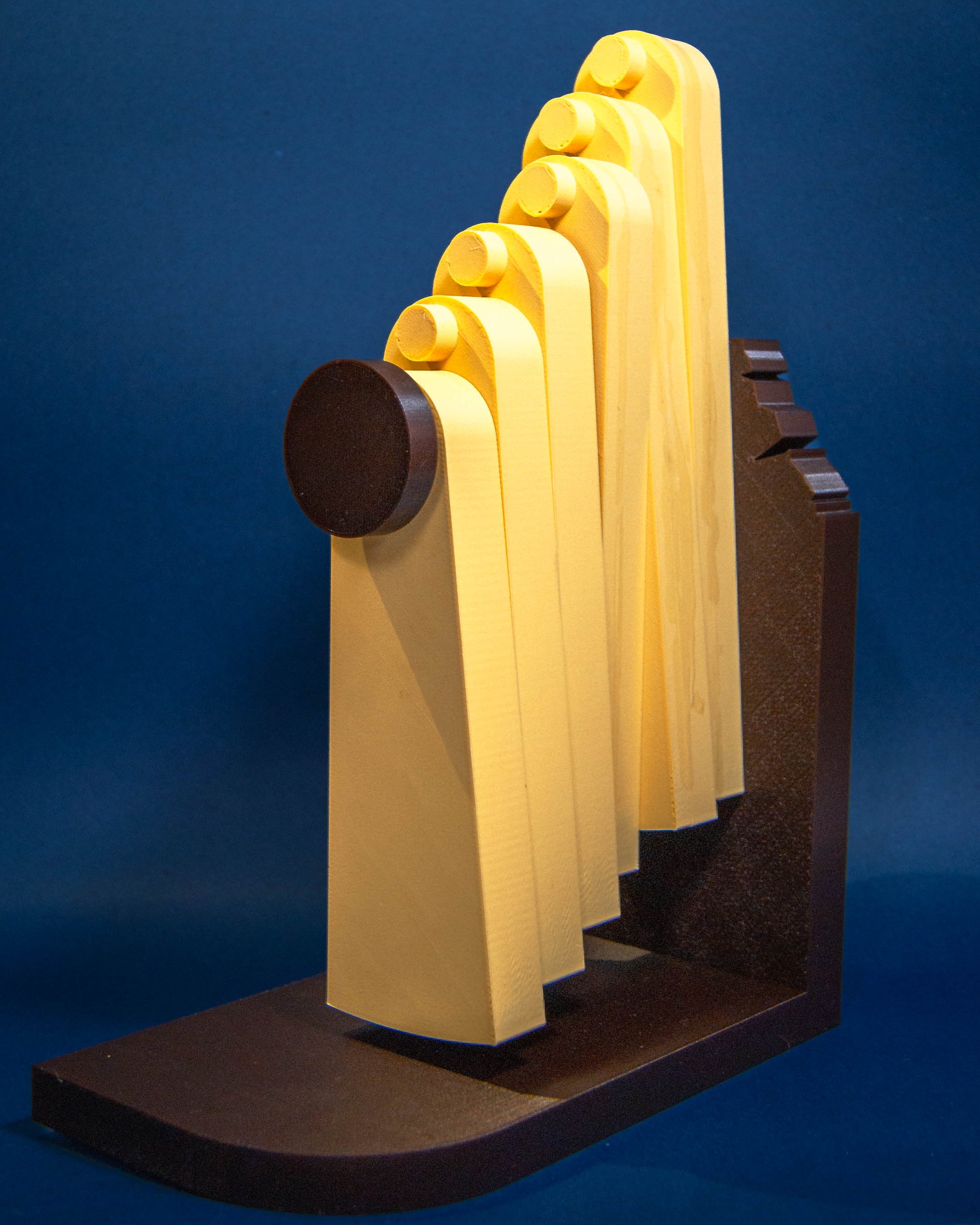 Pendulum Rhythm Kinetic Toy – 6-Arm Wall Sculpture