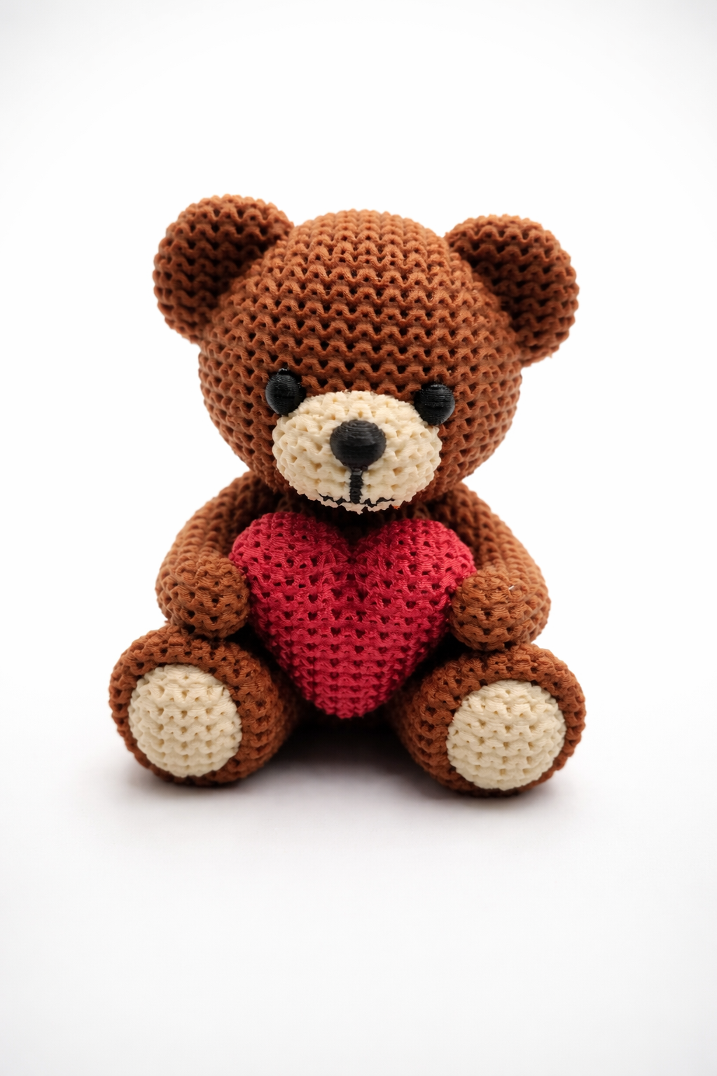 Teddy bear displayed on shelf as home decor with matte natural finish