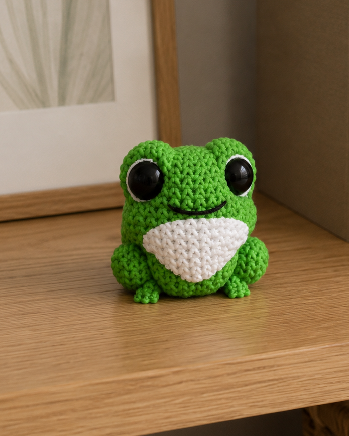 Frosch-Figur – Witzige Deko fürs Regal