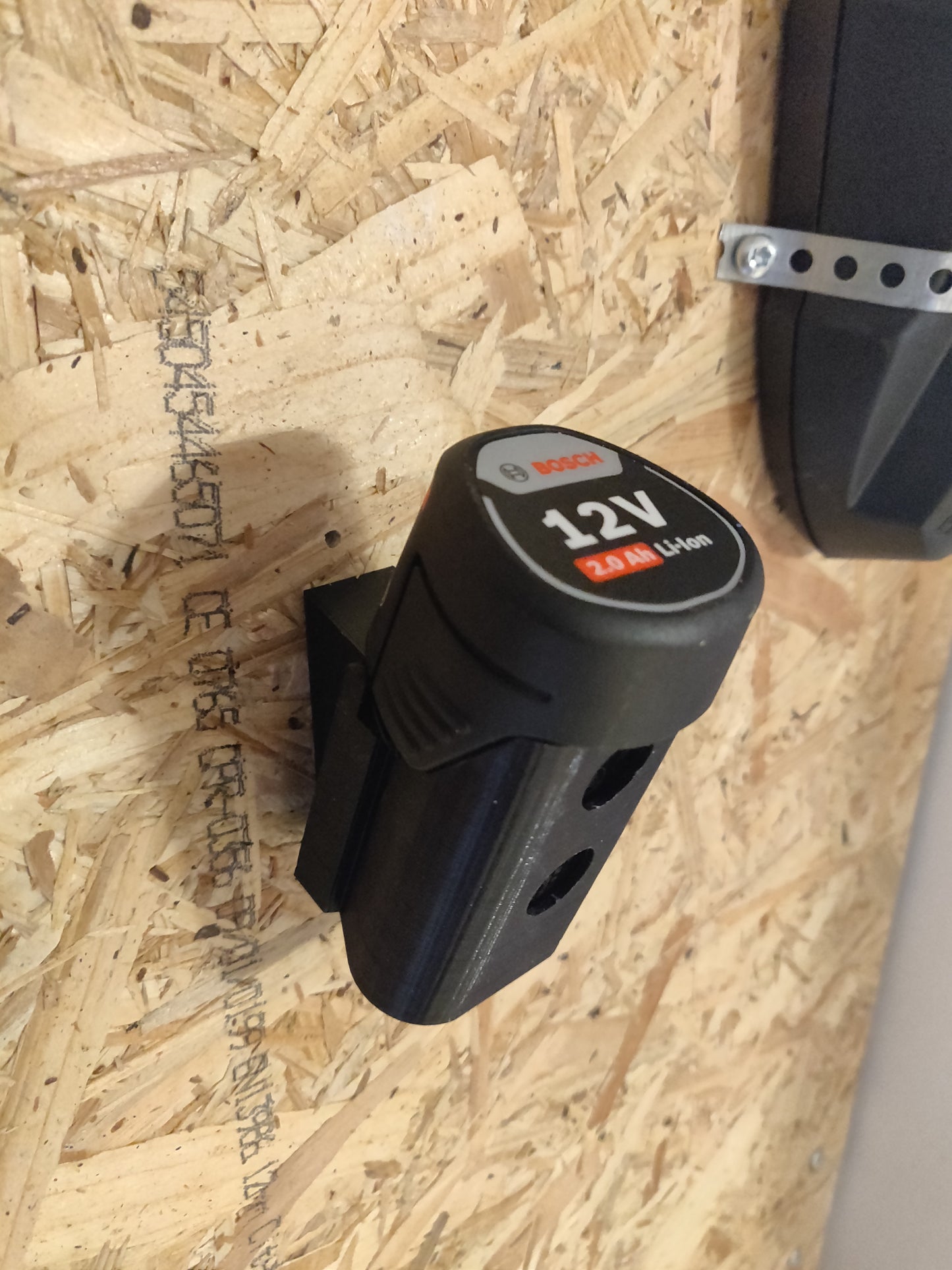 Bosch 12V Battery Wall Mount – Single Holder