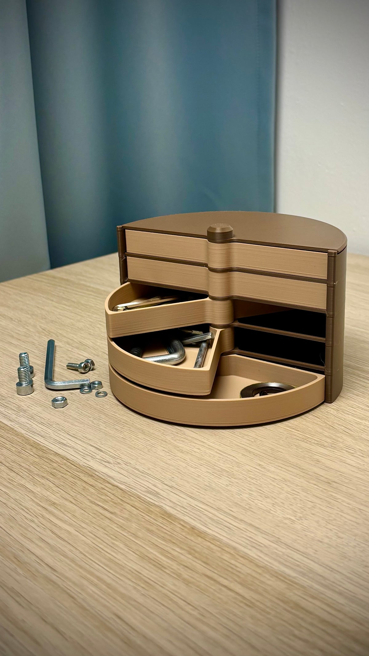 Modular Stackable Storage Tower – 5-Box Organizer