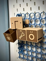 Tilt Drawer Box for Multiboard – Push-Push Screw Storage