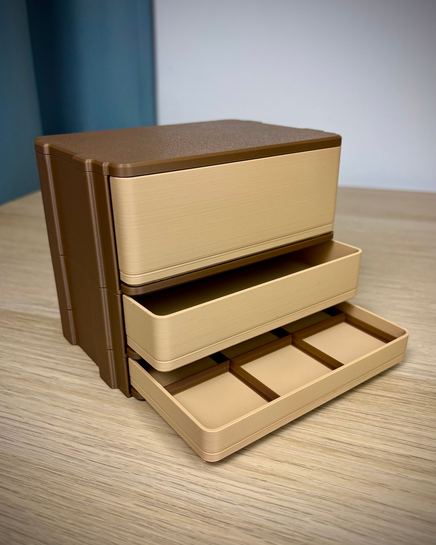 Modular Desk Drawer 2×3 Gridfinity | Push Lock