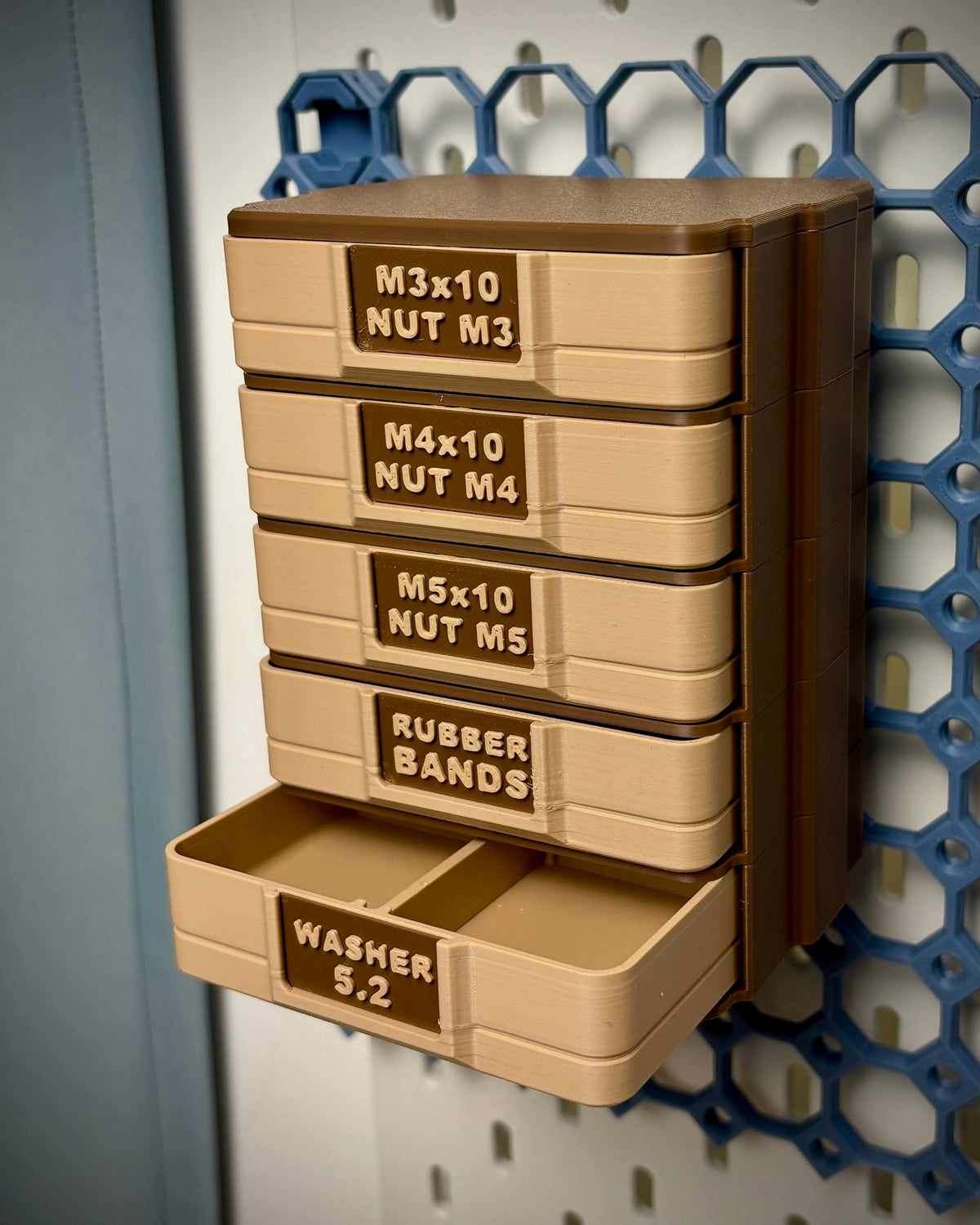 Modular Push-Push Drawer Organizer | Multiboard Compatible