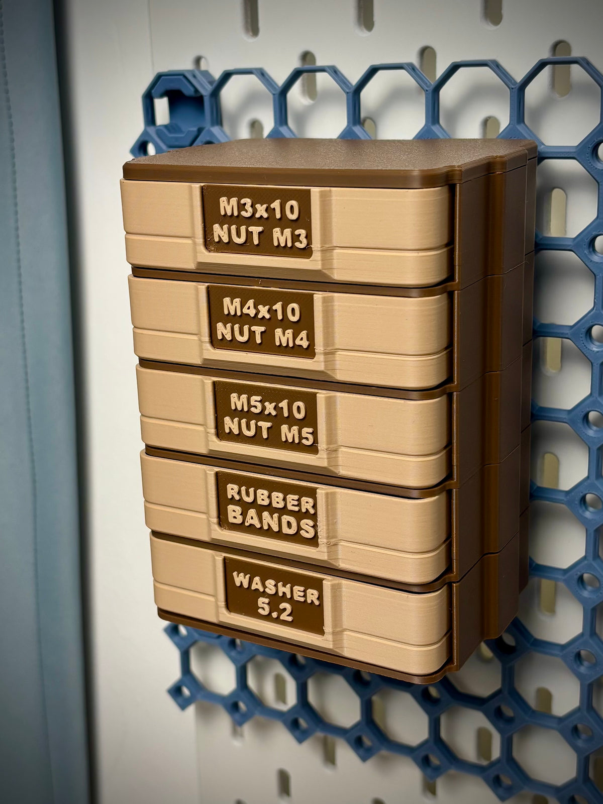Modular Push-Push Drawer Organizer | Multiboard Compatible