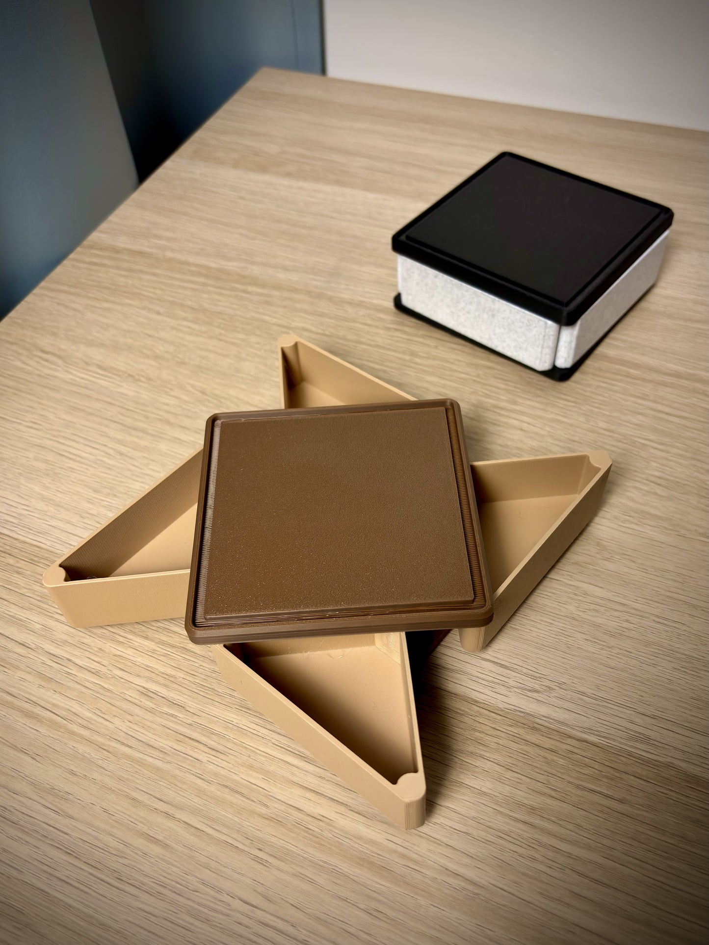 Drehbare Stapelbare Aufbewahrungsbox – Schreibtisch-Organizer