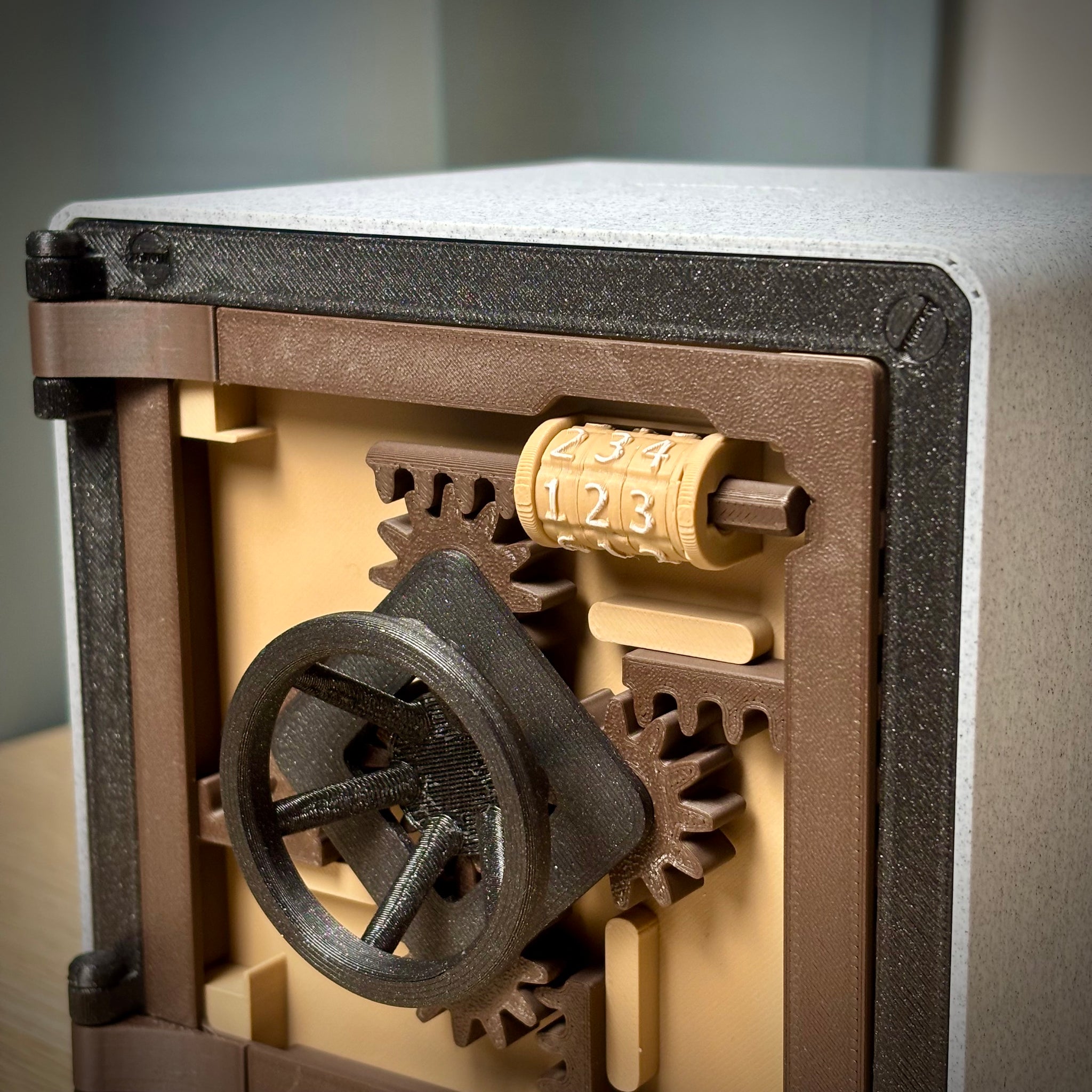 Mechanical Combination Safe with Custom Code Lock
