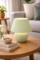 Lamp illuminated in various RGB colors with brightness adjustment capability