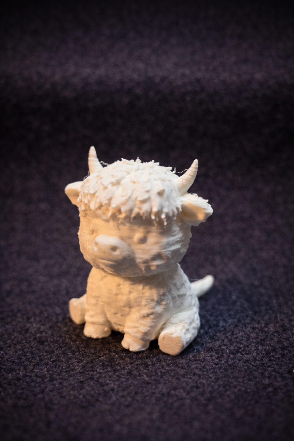 Mal-Selv Highland Ko Figur 4-6cm – Hvid DIY Dekoration_158.jpg