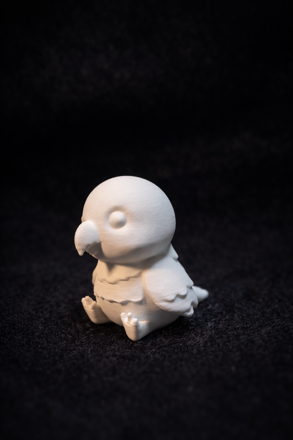 Mal-Selv Papegøje Figur 4-6cm – Hvid DIY Dekoration_147.jpg