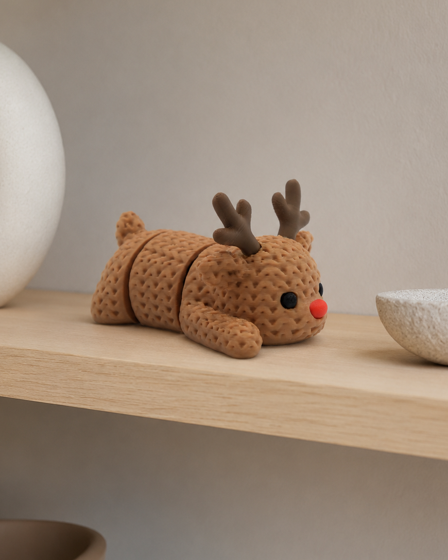 Rentier-Figur – Festliche Weihnachtsdekoration
