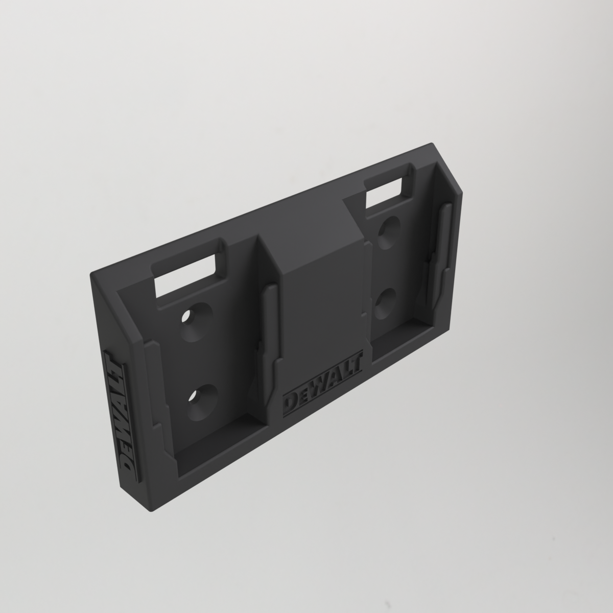 DeWalt 18V Duo Battery Wall Mount with Logo