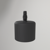 2" PVC End Cap with 10mm Silicone Tube Adapter