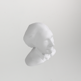Low Poly Einstein Bust – Albert Einstein Sculpture