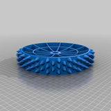 Studded wheel for Worx Landroid — side view