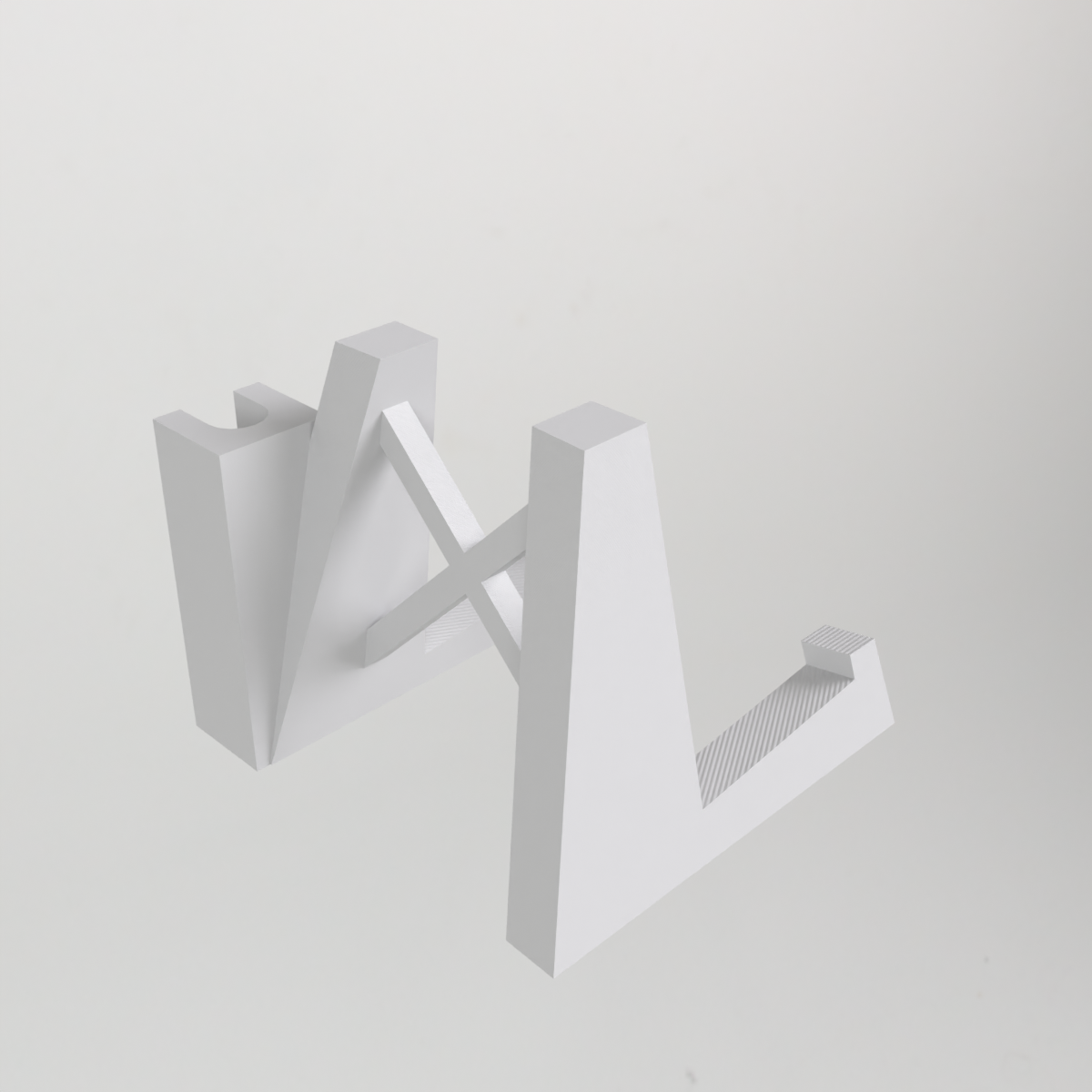 Free-Standing Violin Stand with Bow Holder