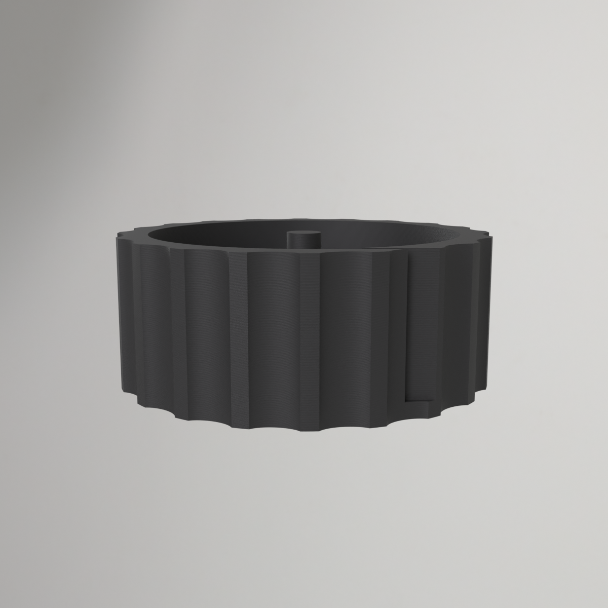 Fabric Tape Measure Holder with Thumb Inlay