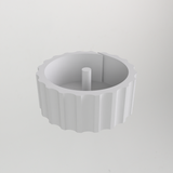 Fabric Tape Measure Holder with Thumb Inlay