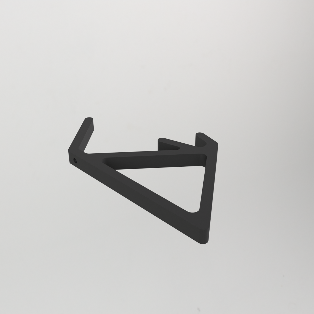 Snowboard Wall Mount – Single Screw, Stud-Ready
