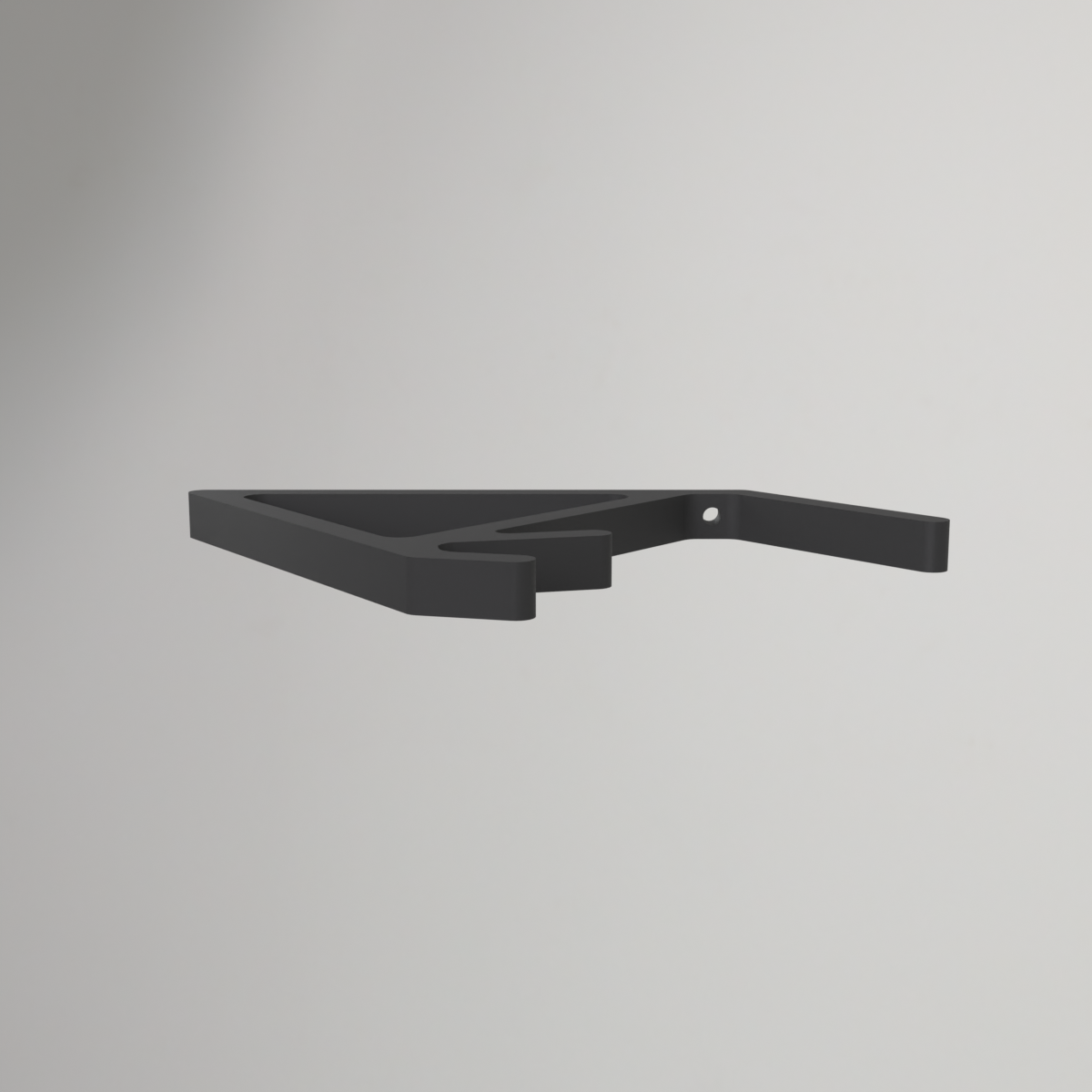 Snowboard Wall Mount – Single Screw, Stud-Ready