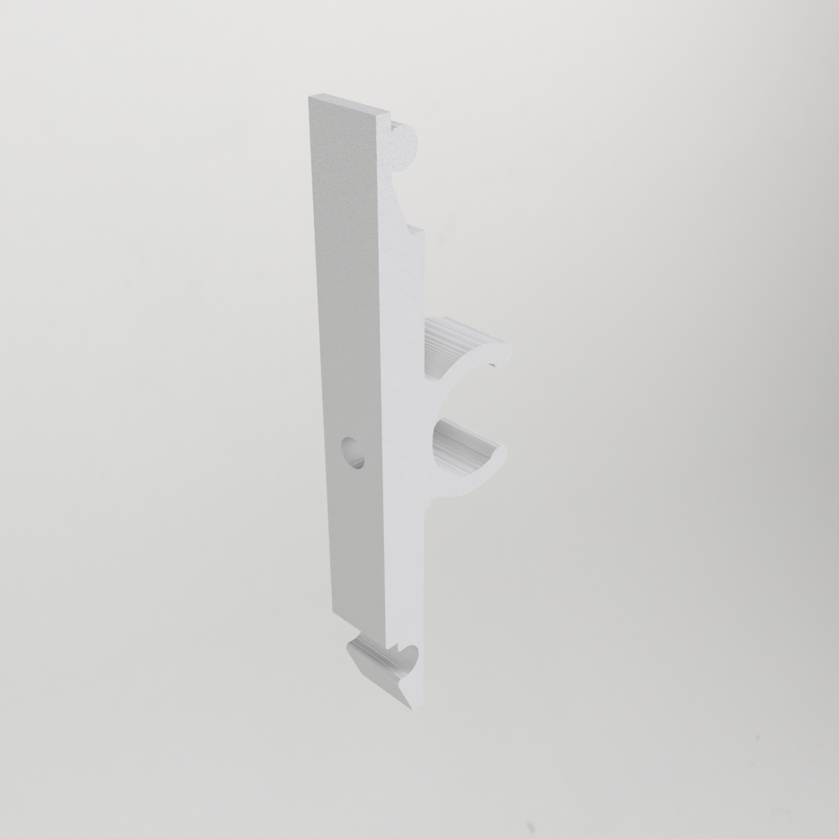 Chainable Broom Handle Clip – 22mm Cabinet Holder