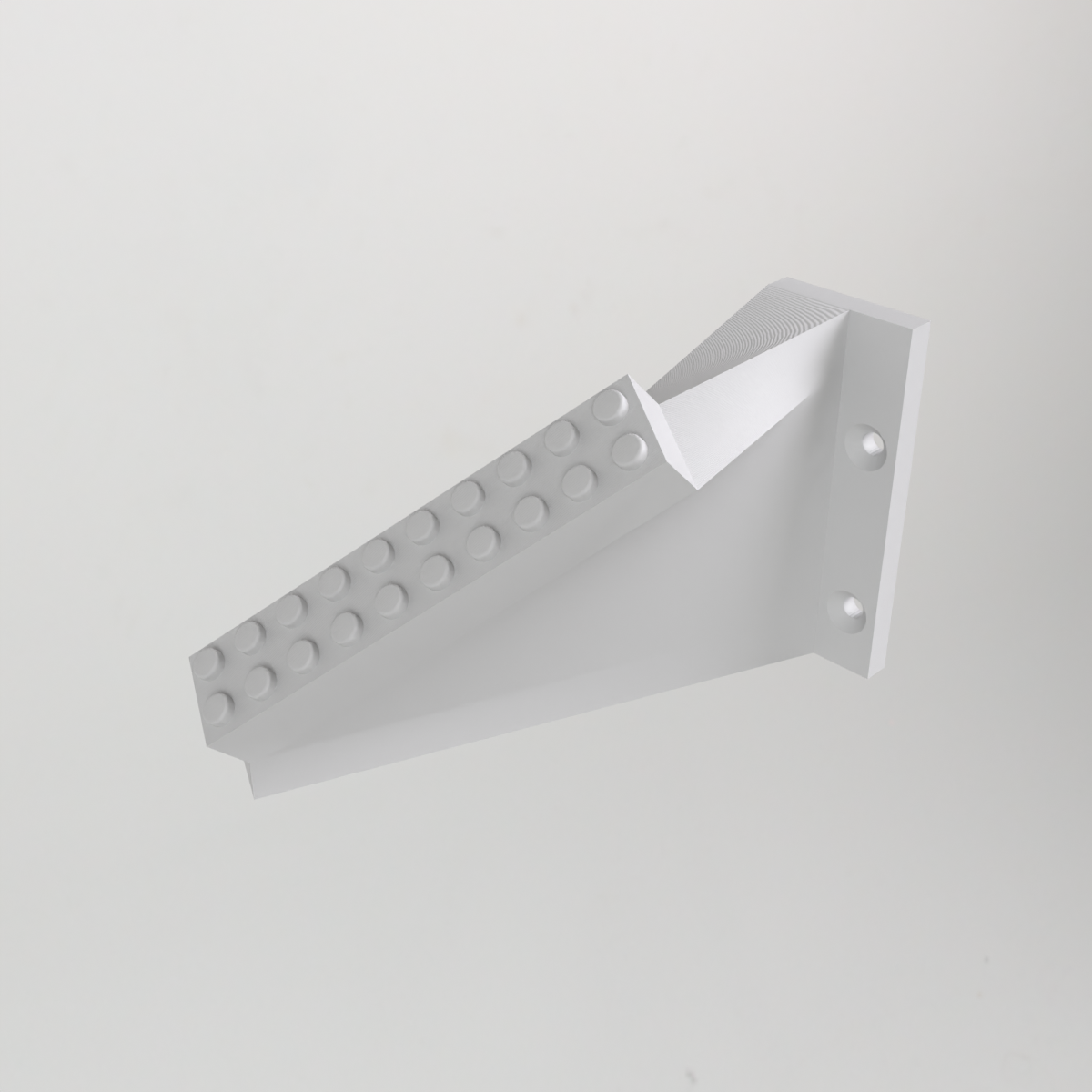 LEGO Compatible Wall Mount for Set 76107