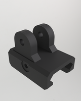 Picatinny Rail Bike Mount for 26mm Handlebars