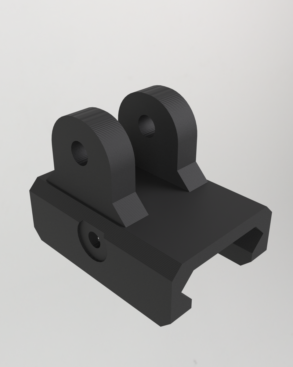 Picatinny Rail Bike Mount for 26mm Handlebars