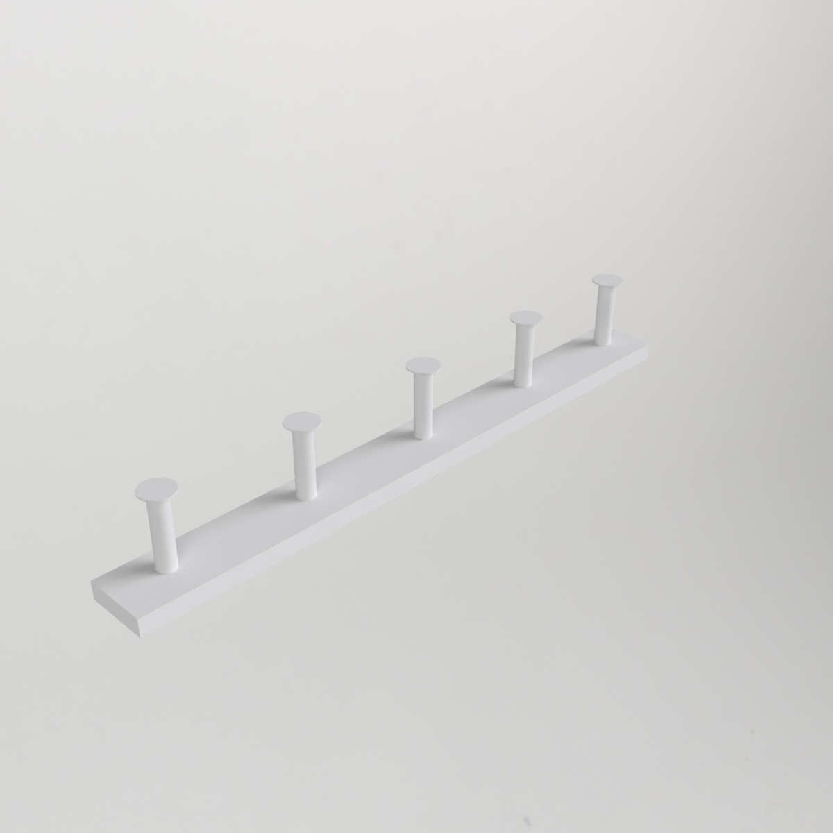 5-Hook Wall Rack – Tidy Workshop Storage
