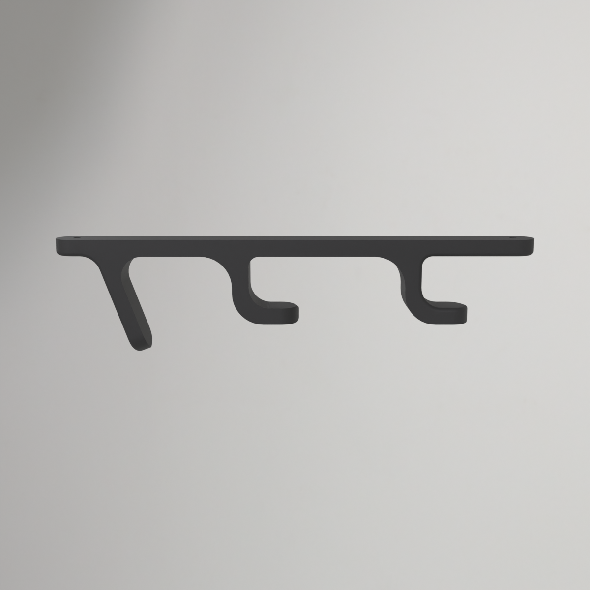 Ski and Poles Wall Mount
