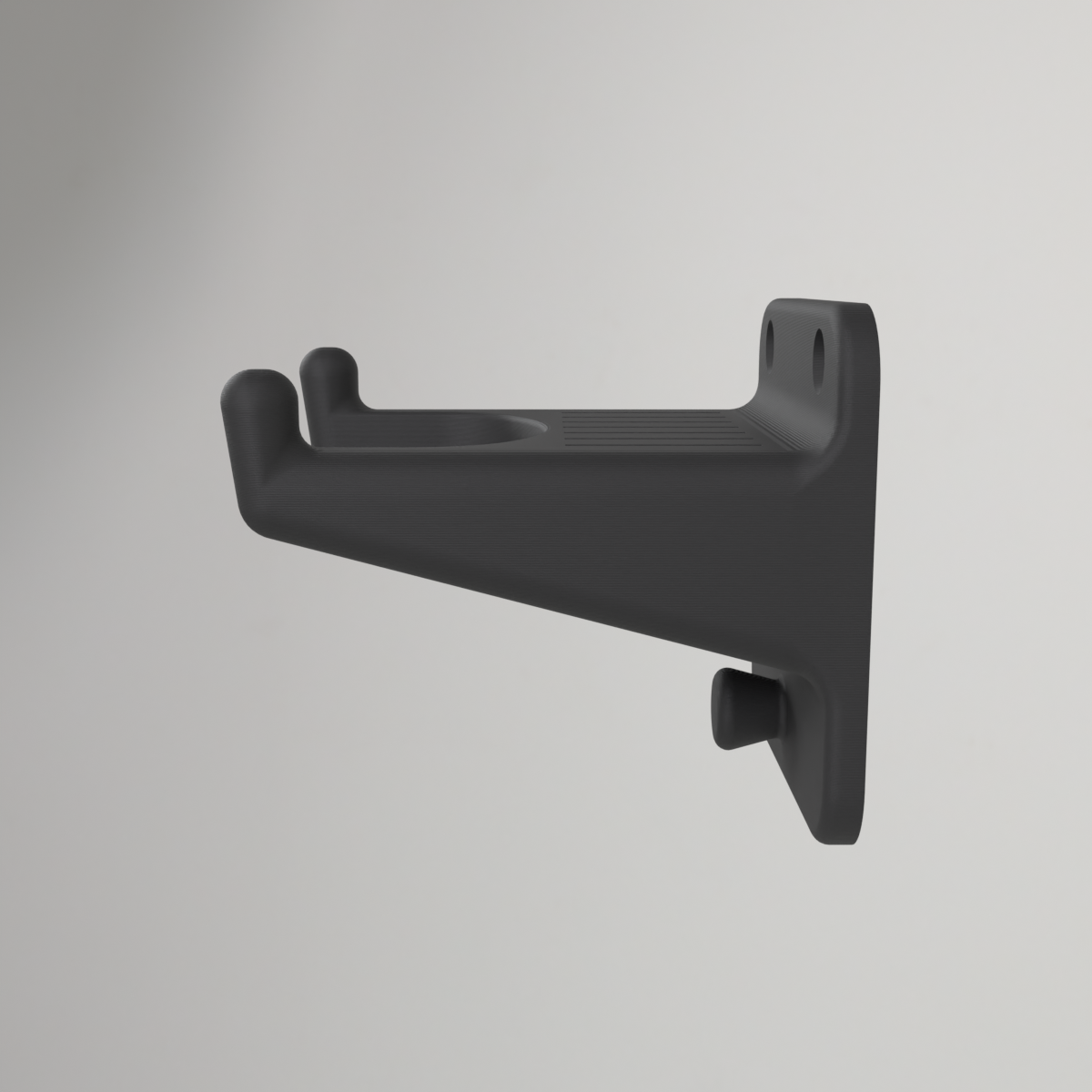 Guitar Wall Mount with Pick Holder and Strap Hook