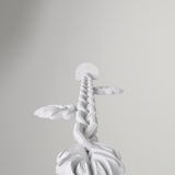 Bird Cage Hanging Chain Toy with Vine Leaf Charms