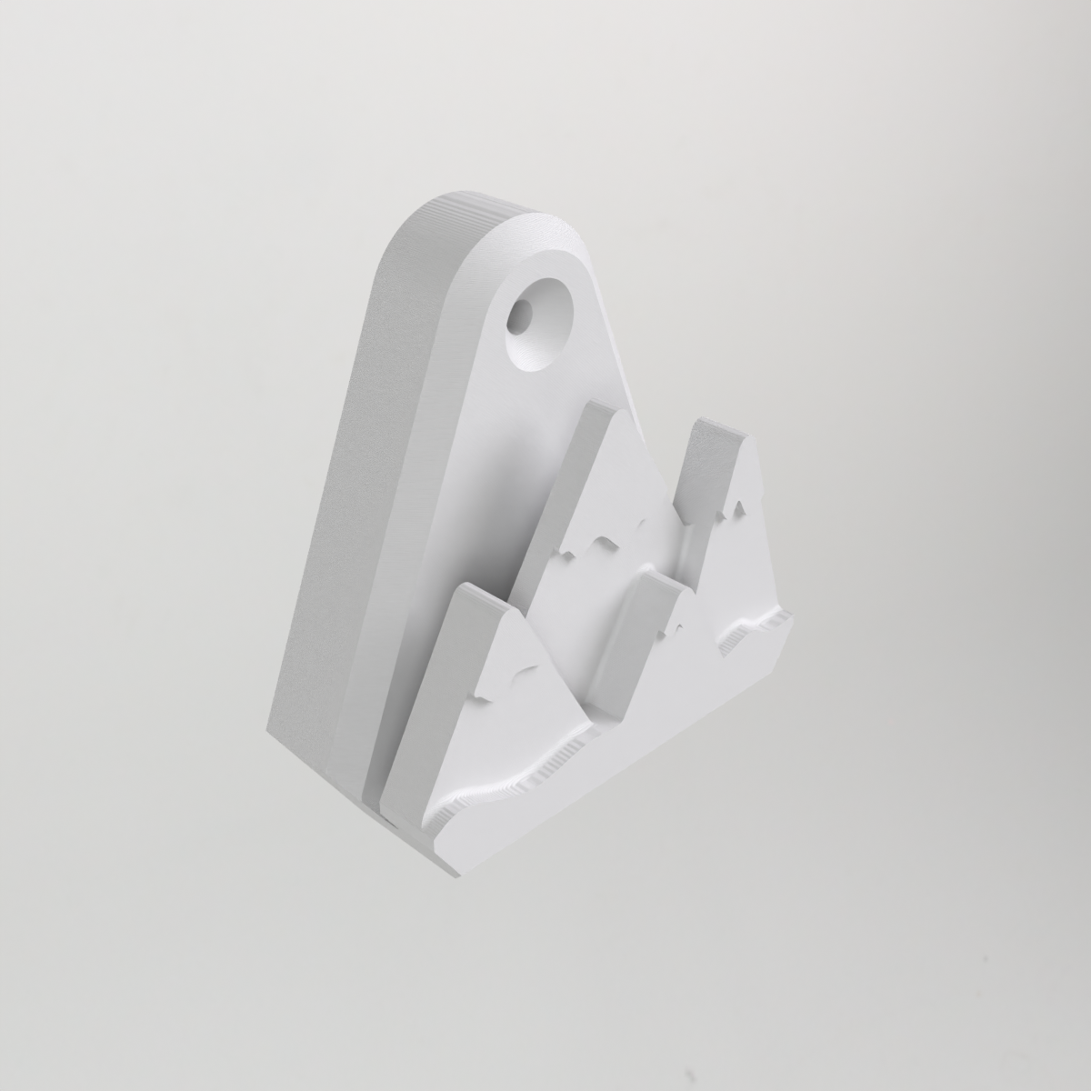 Snowboard Hidden Hole Wall Mount
