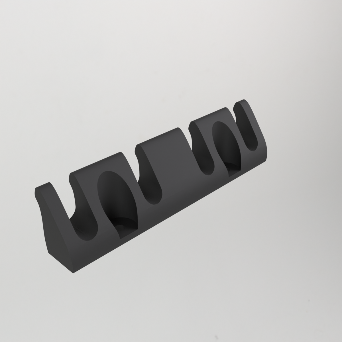 Wall Mount Rack for 4 Roaster Hooks – Neat & Secure