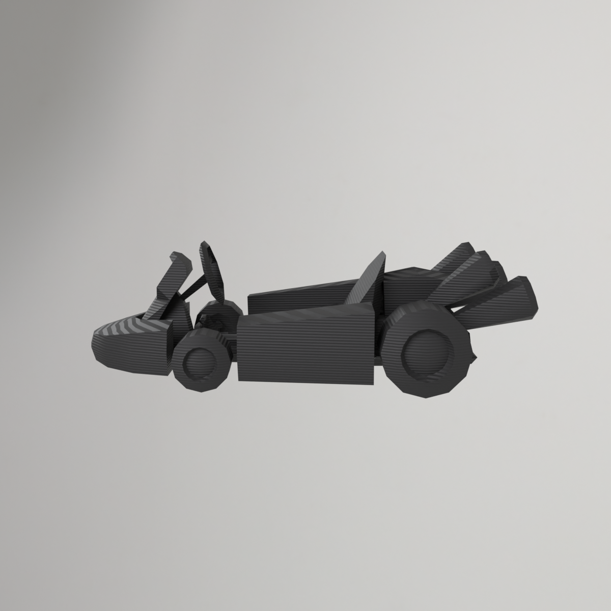 Mario Kart Wii 3D Model Game Asset