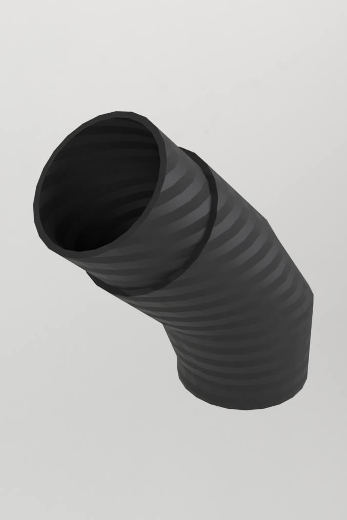 45° Elbow Connector for NFT Hydroponics Channels