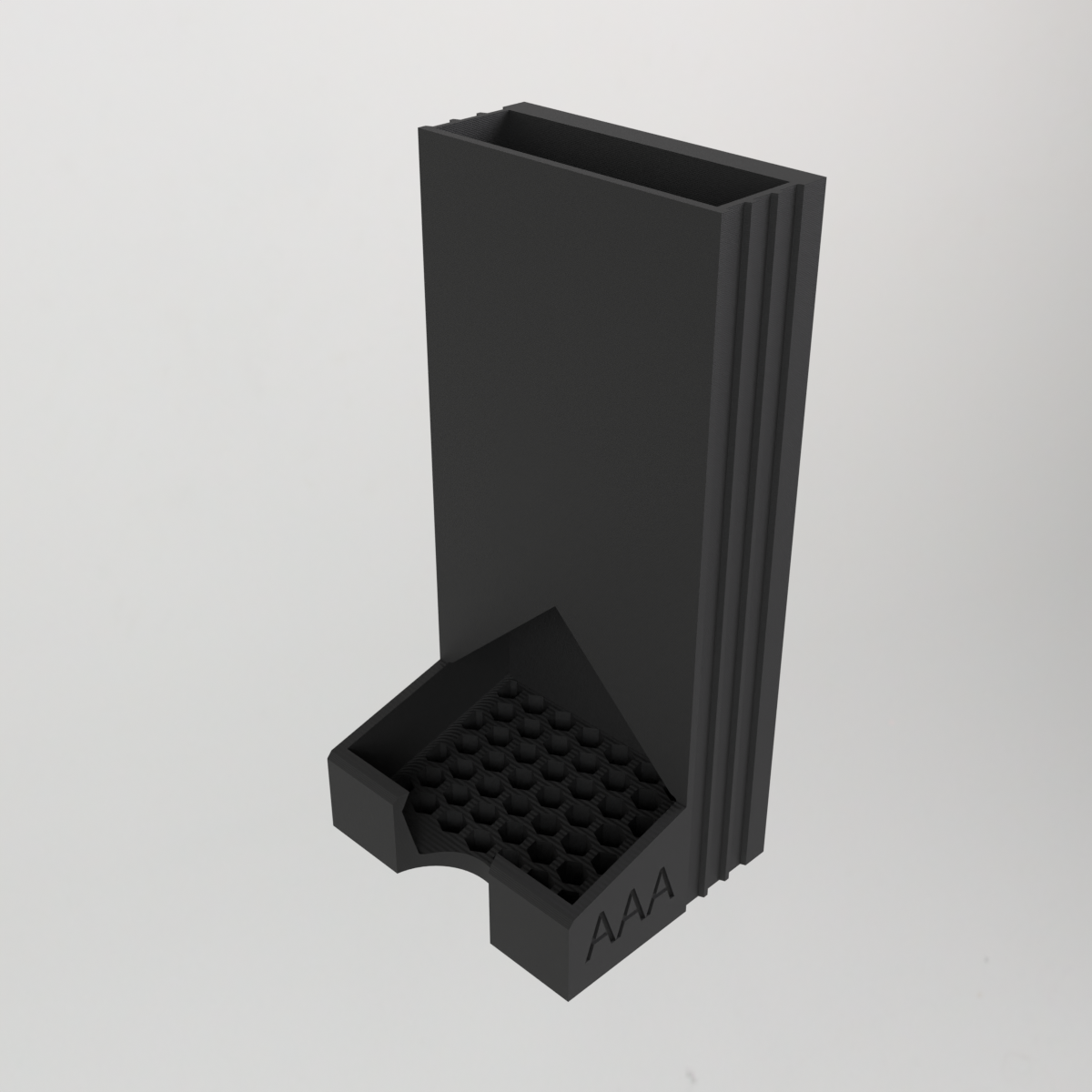 Stackable Battery Organizer with Wall Mount – AA & AAA