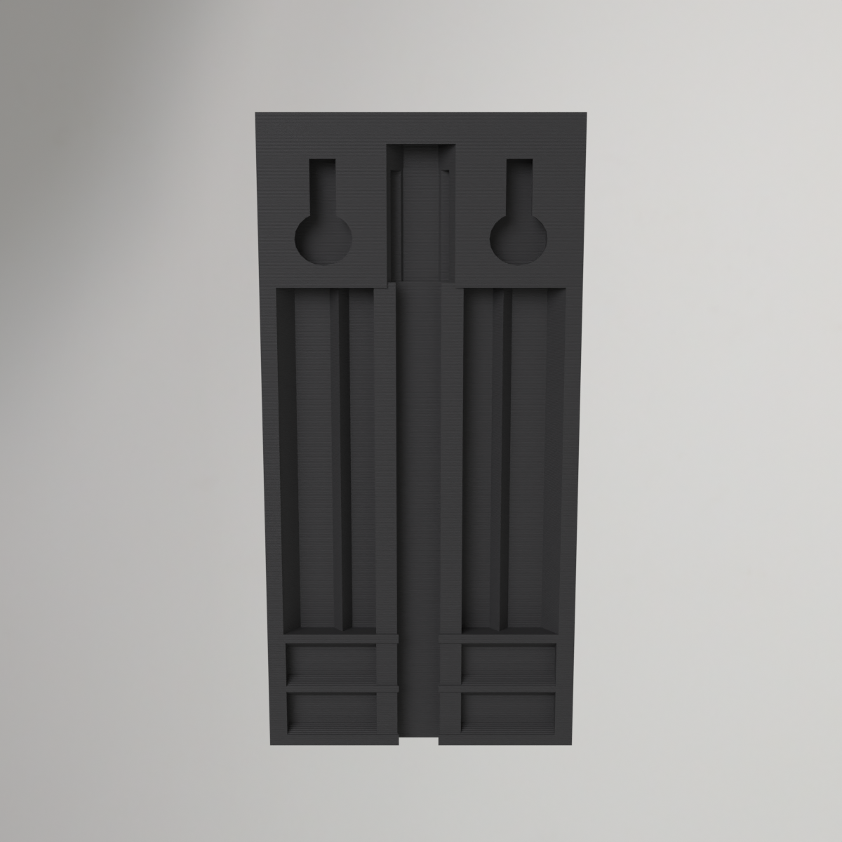 Stackable Battery Organizer with Wall Mount – AA & AAA