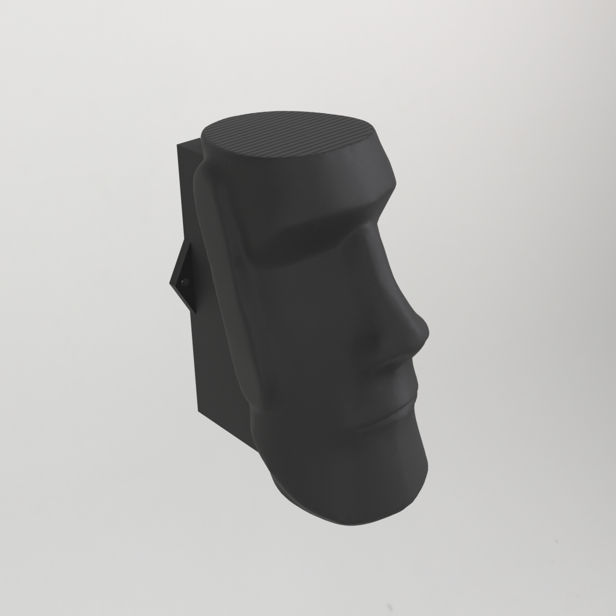 Moai Easter Island Head Headphone Hanger Wall Mount