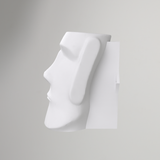 Moai Easter Island Head Headphone Hanger Wall Mount