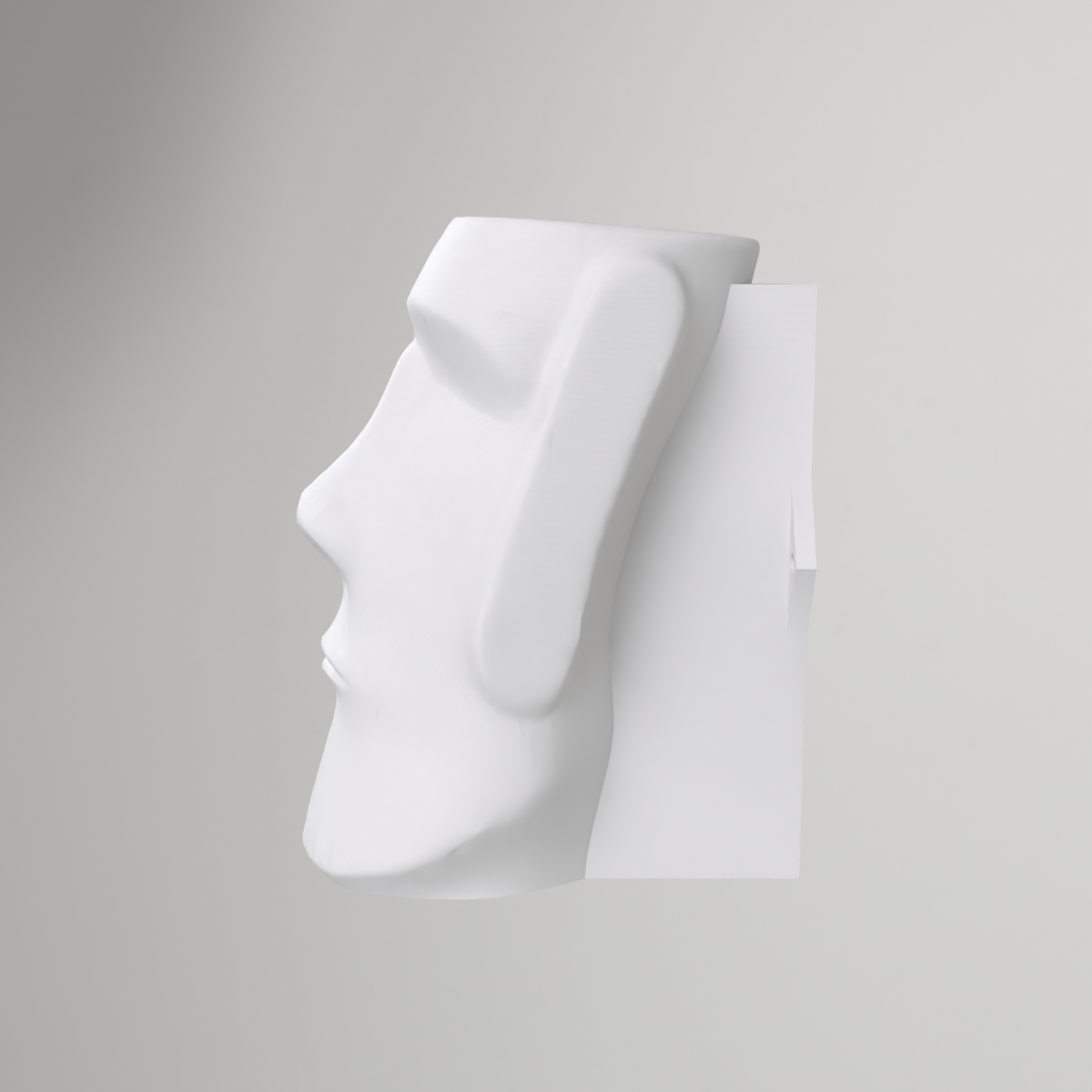 Moai Easter Island Head Headphone Hanger Wall Mount