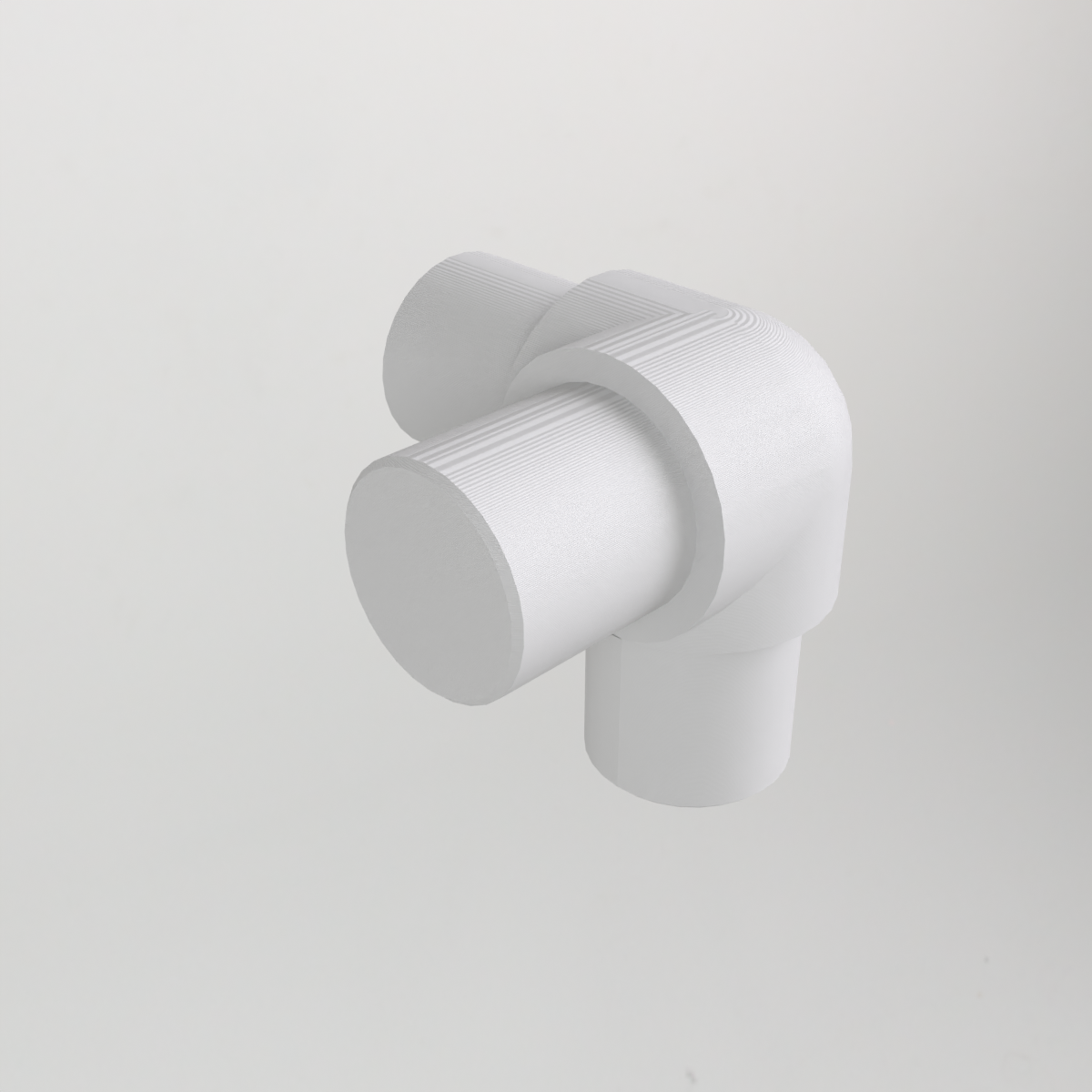1 Inch PVC 3-Way Elbow Joint – Custom Fit Connector