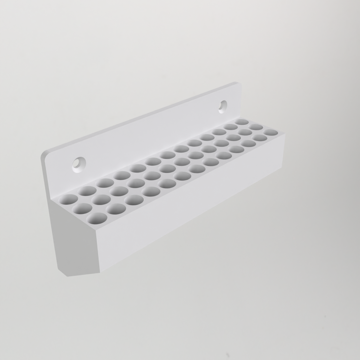 Wall-Mounted Screwdriver Bit Holder – 39 Bits