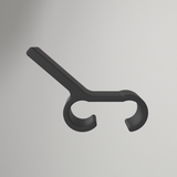 Custom-fit Towel Hook for Heated Towel Rails