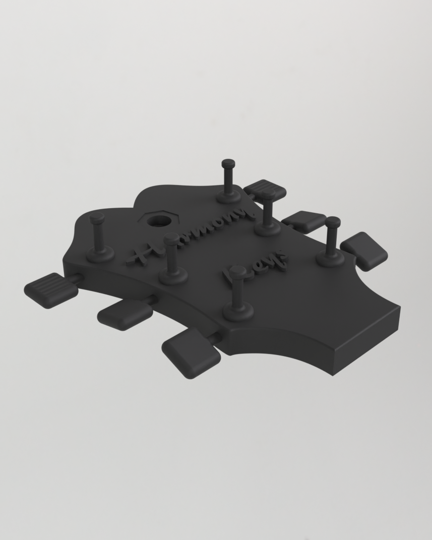 Guitar Headstock Key Hanger – Wall Mount