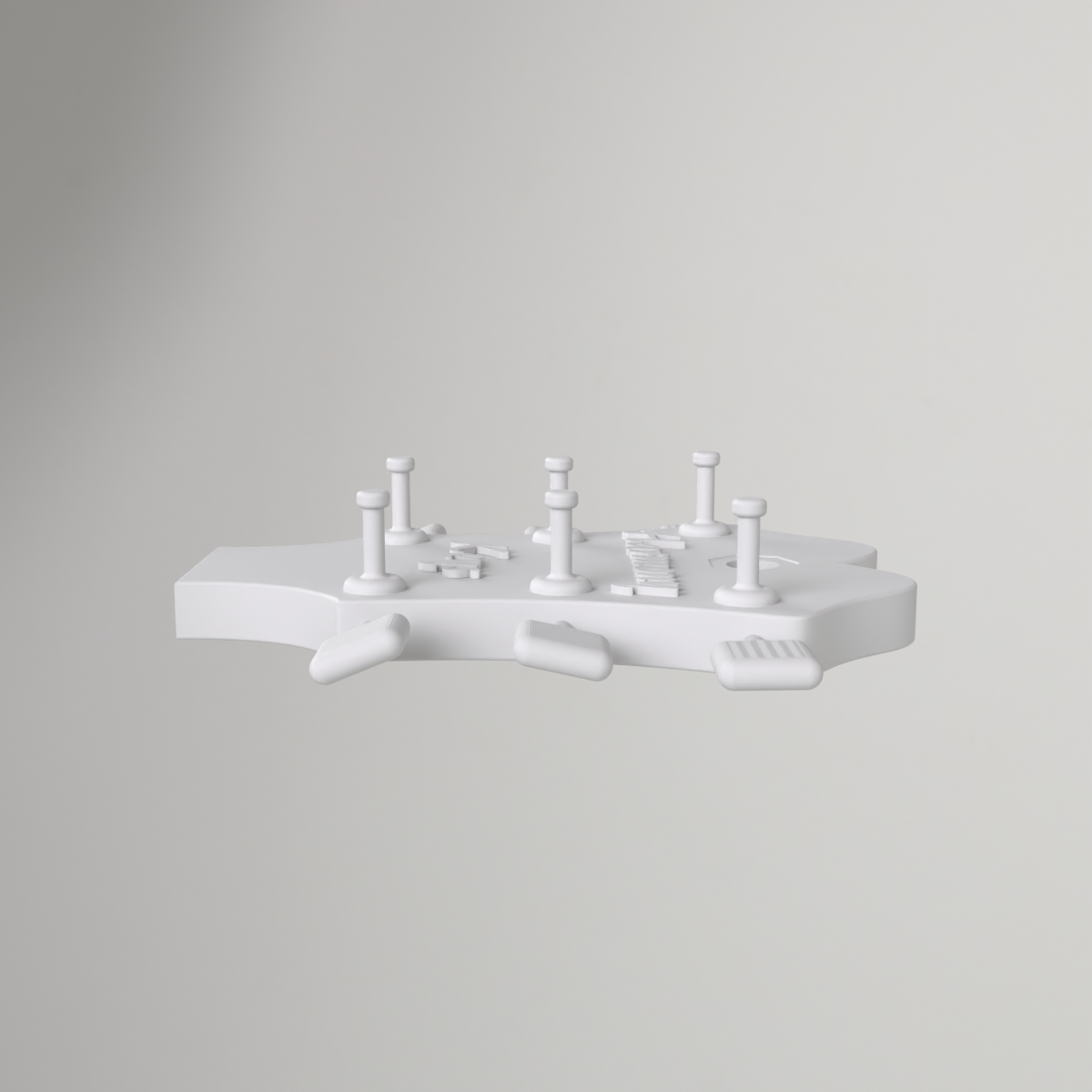 Guitar Headstock Key Hanger – Wall Mount