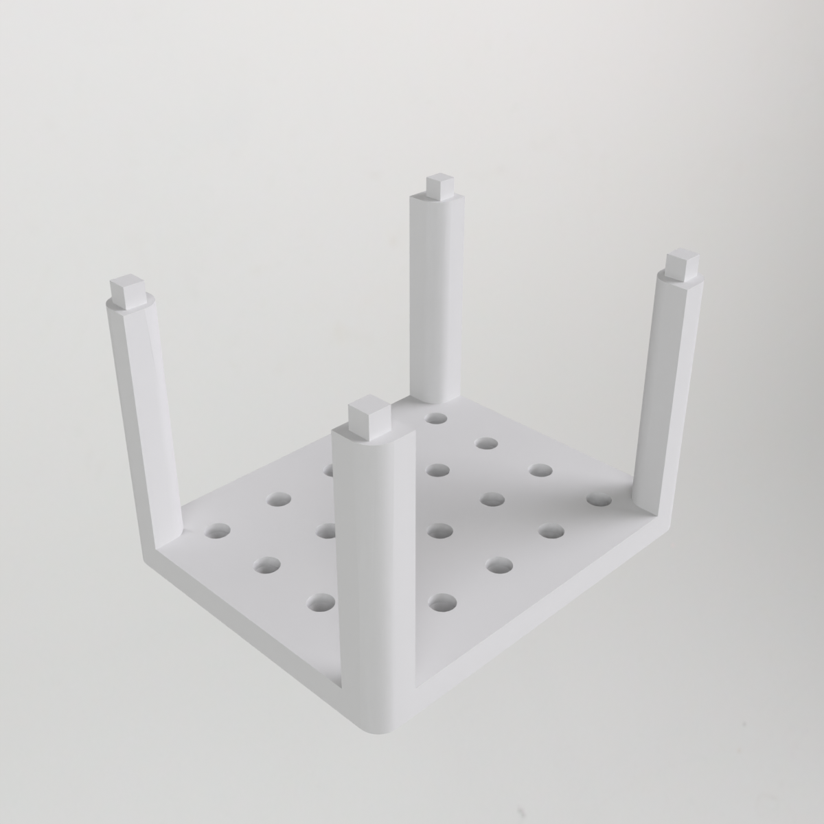 Crochet Hook Holder with Snap Assembly